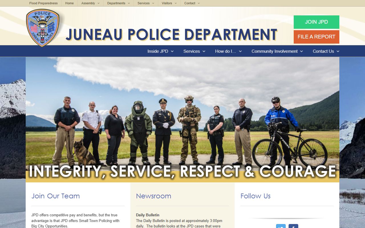Juneau Police Department criminal records and public records request