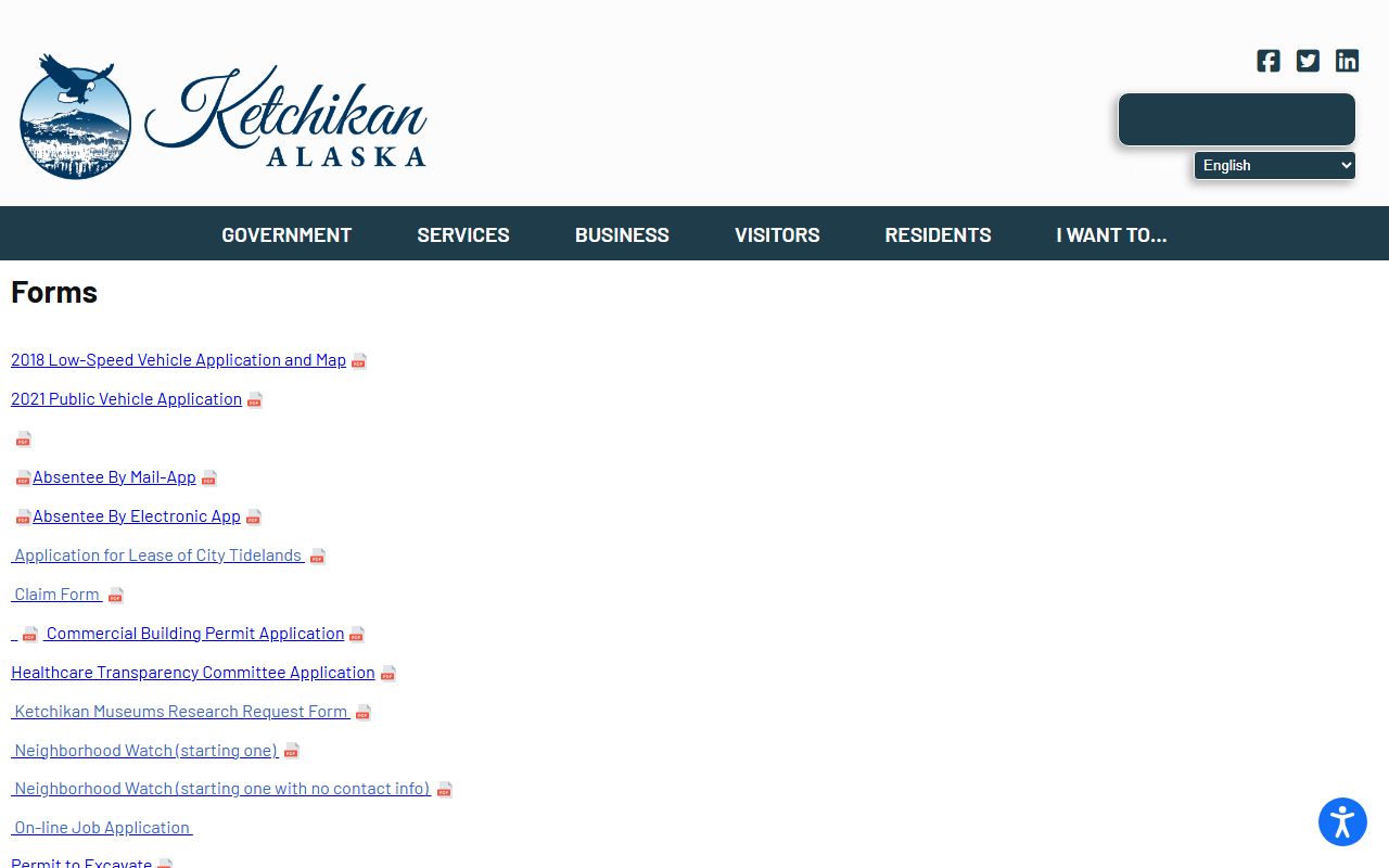 Ketchikan Gateway Borough criminal records city forms portal